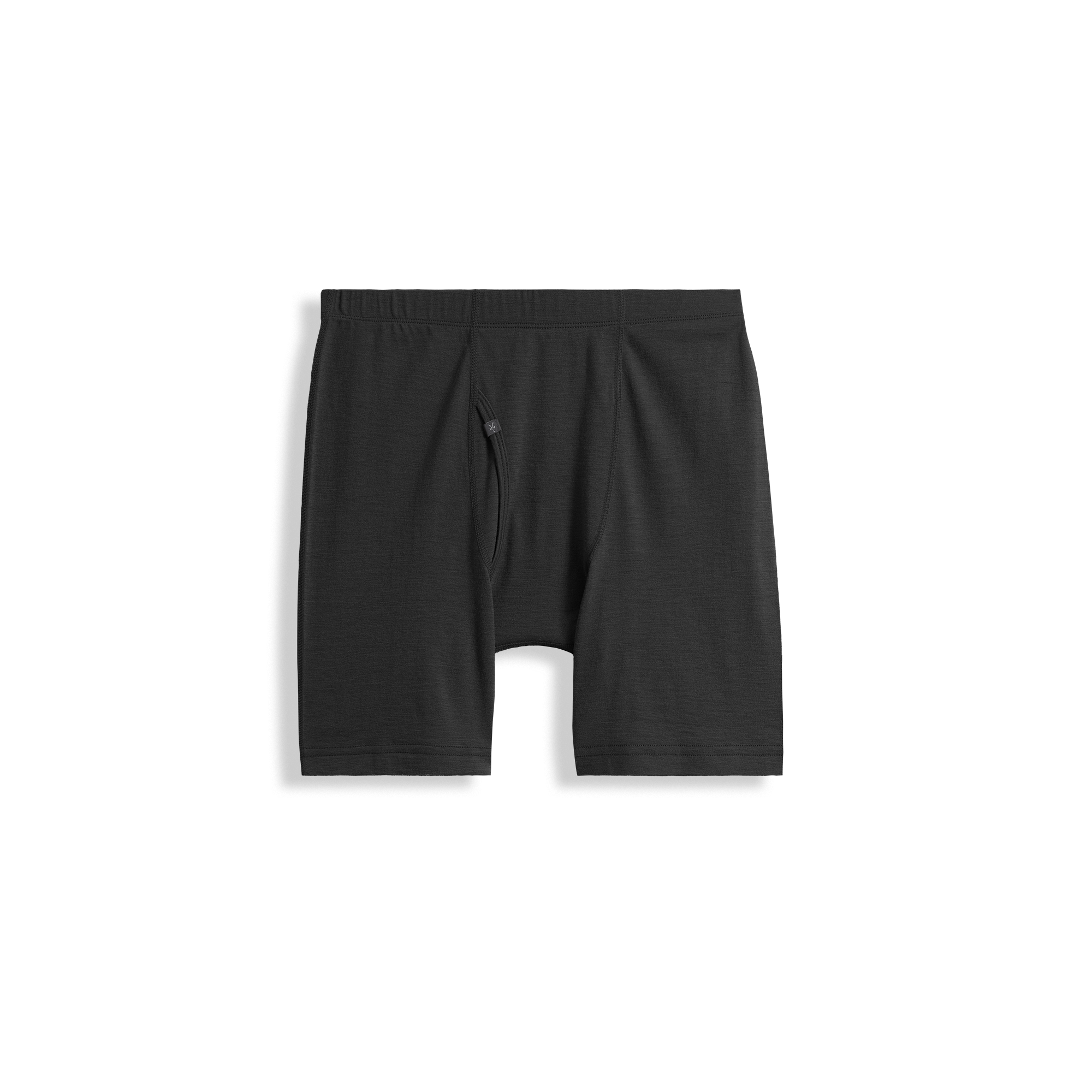 Men's Slim Fit Flatlock Seams Boxers - Black