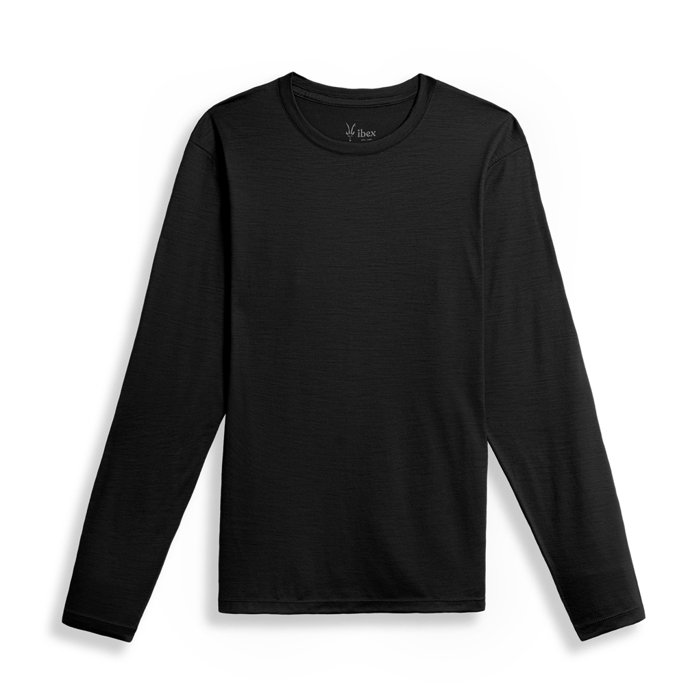 Men's 24 Hour Merino Wool Long Sleeve Crew | Ibex – IBEX Men's 24 Hour Merino Wool Long Sleeve Crew | Ibex – IBEX