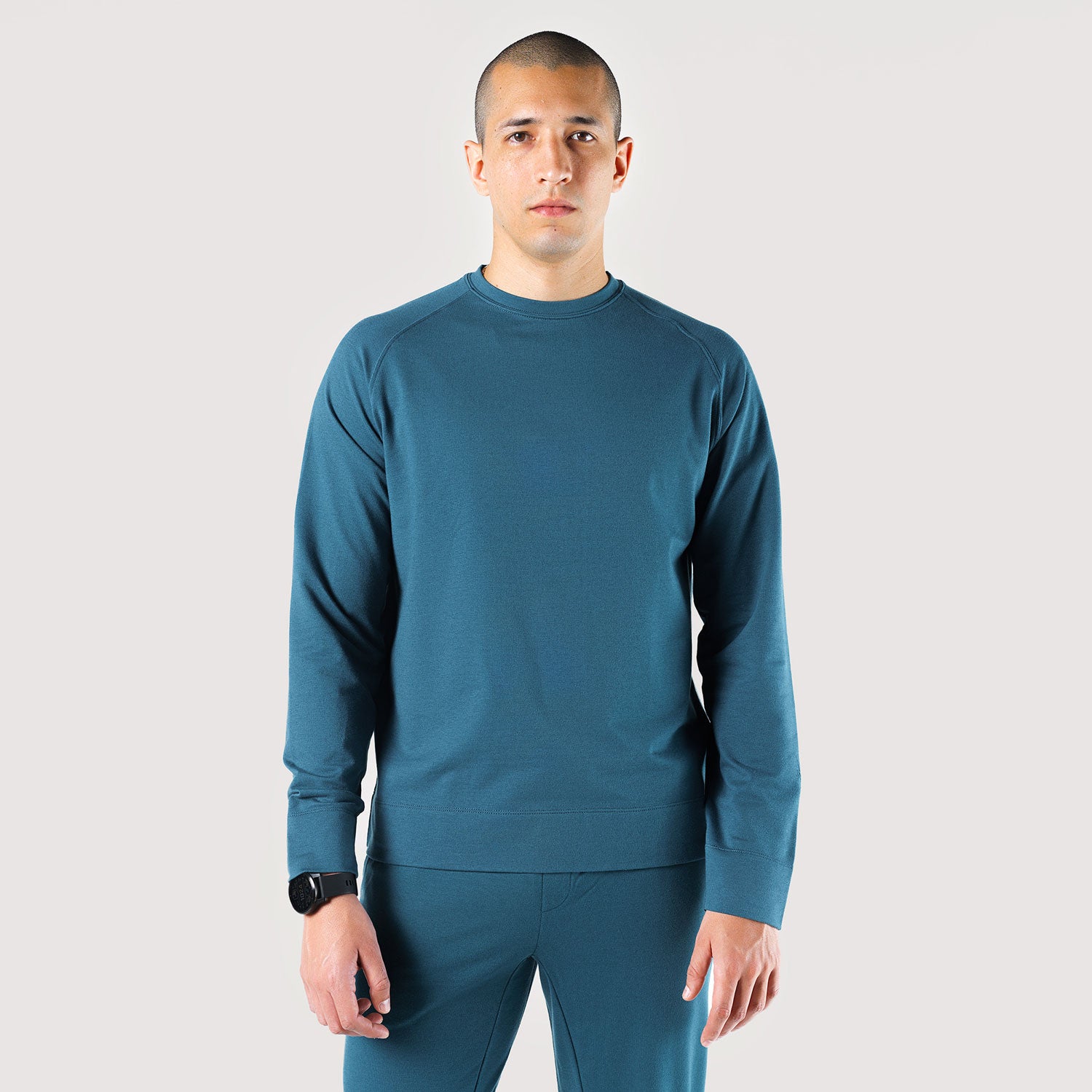 Ibex Sweater Men's Merino Wool Zque 1/2 Zip Mock Neck Pullover cheapest Long Slv Blue Med