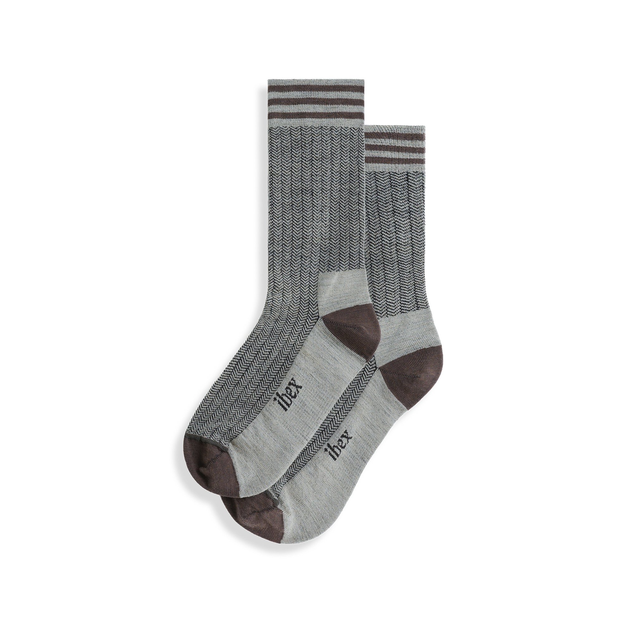 Nomad Herringbone Crew Sock