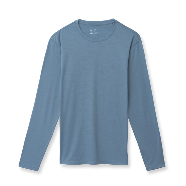 Men's Naturalist Wool Long Sleeve Crew | Ibex – IBEX