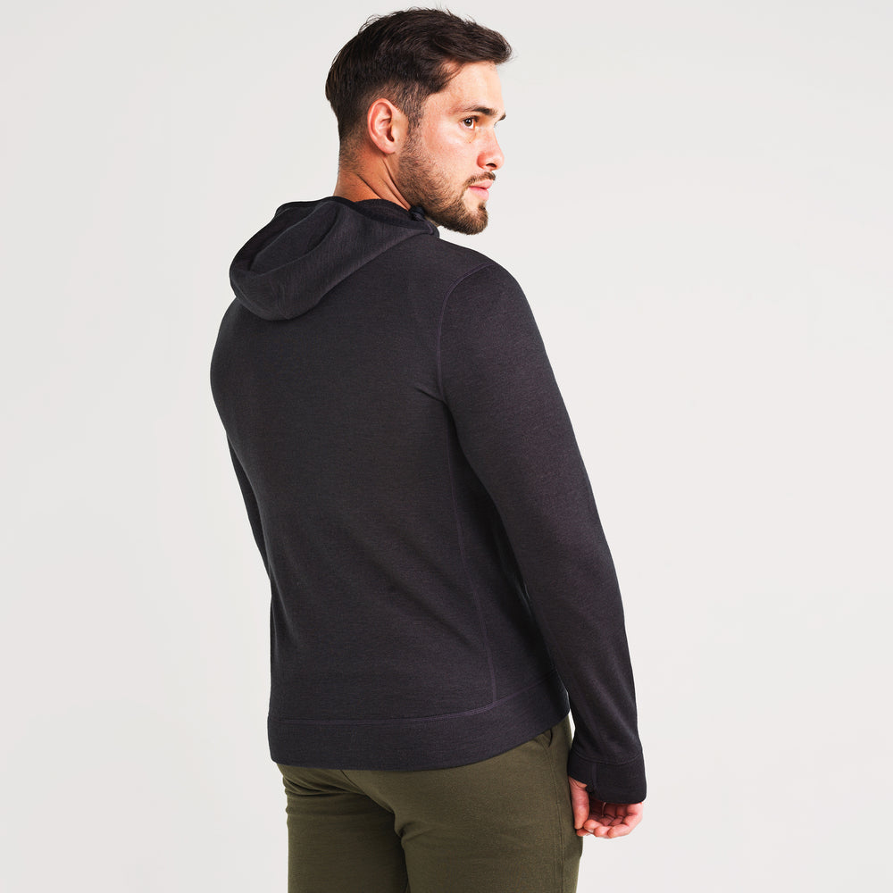 Studio model is 6'1" and wearing a size Large