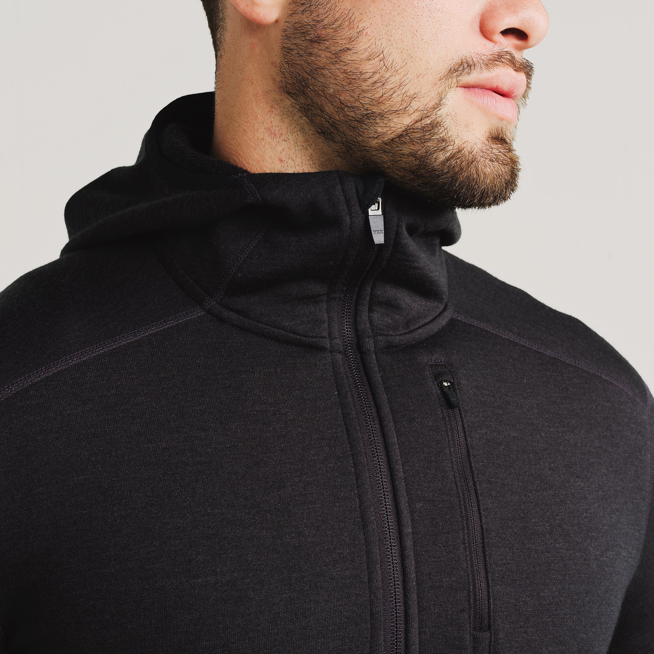 Men's Mammoth Full Zip Hoodie – IBEX - Main Image