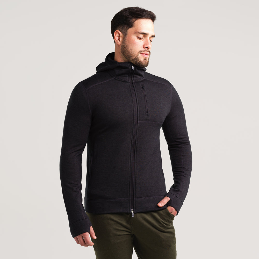 Studio model is 6'1" and wearing a size Large