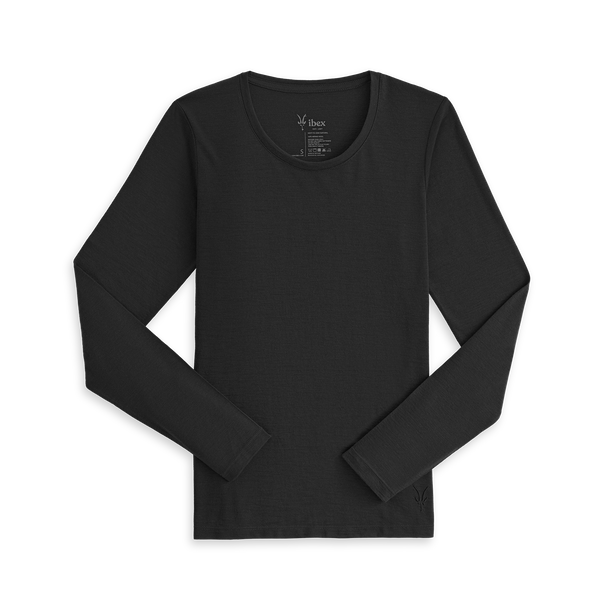 Women's 24 Hour Long Sleeve Low Crew – IBEX
