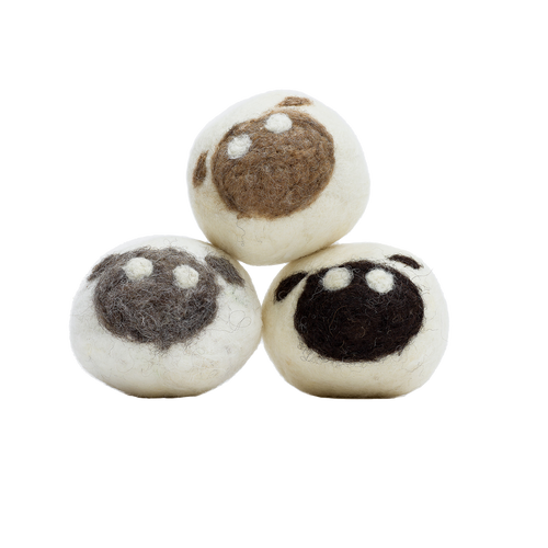 100% Wool Dryer Puffs