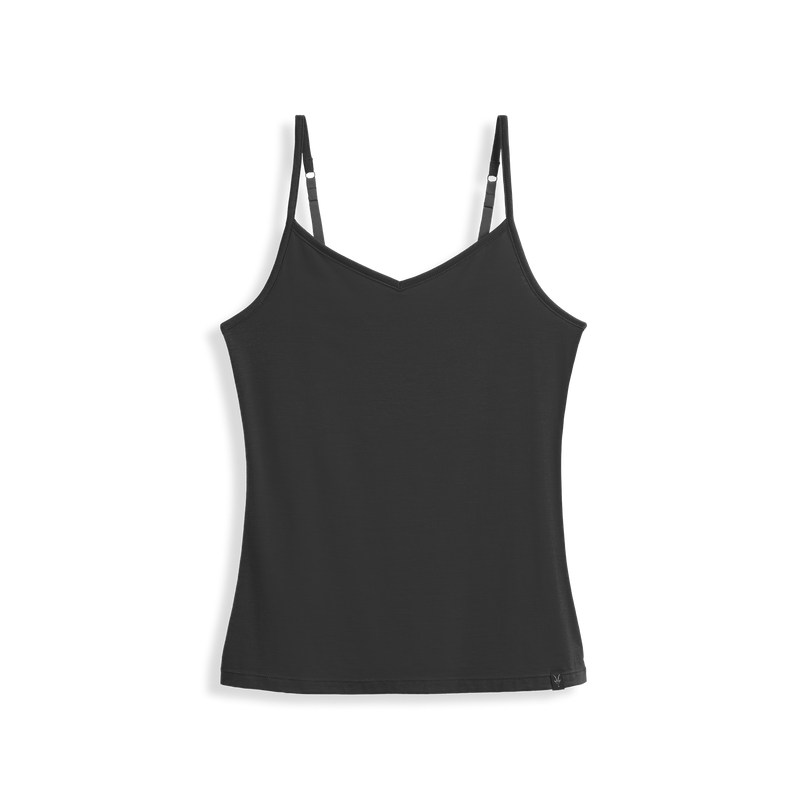 CO Essentials Women's Black Camisole Camisoles & Tank - L 