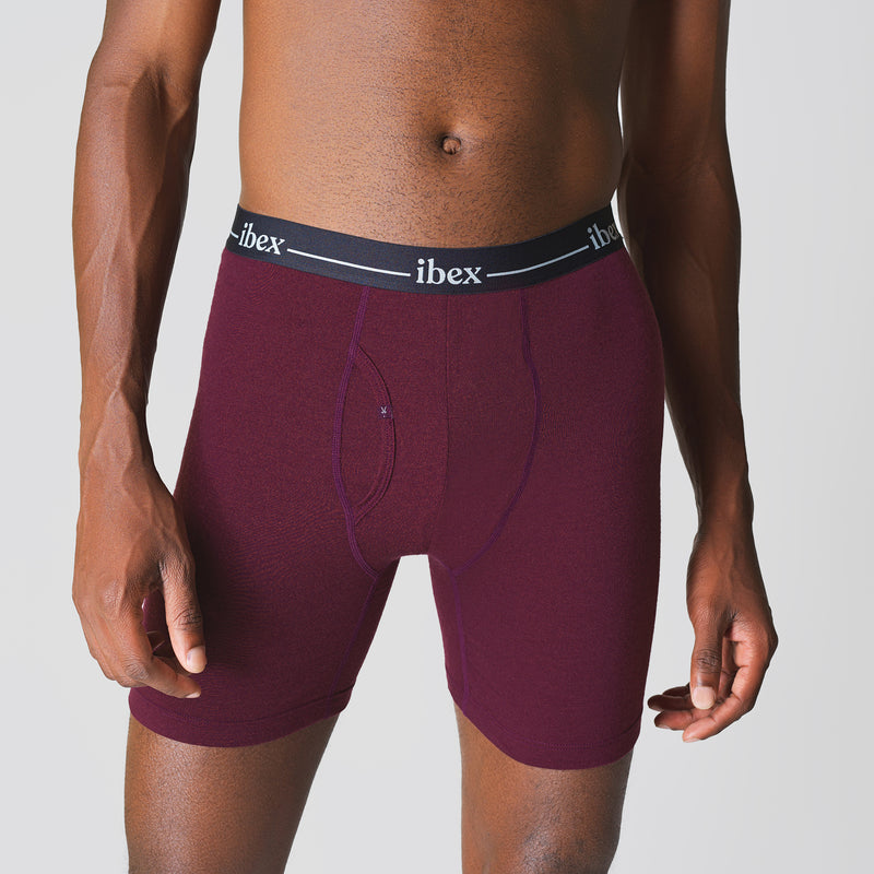 Men's Natural Long Boxer Brief