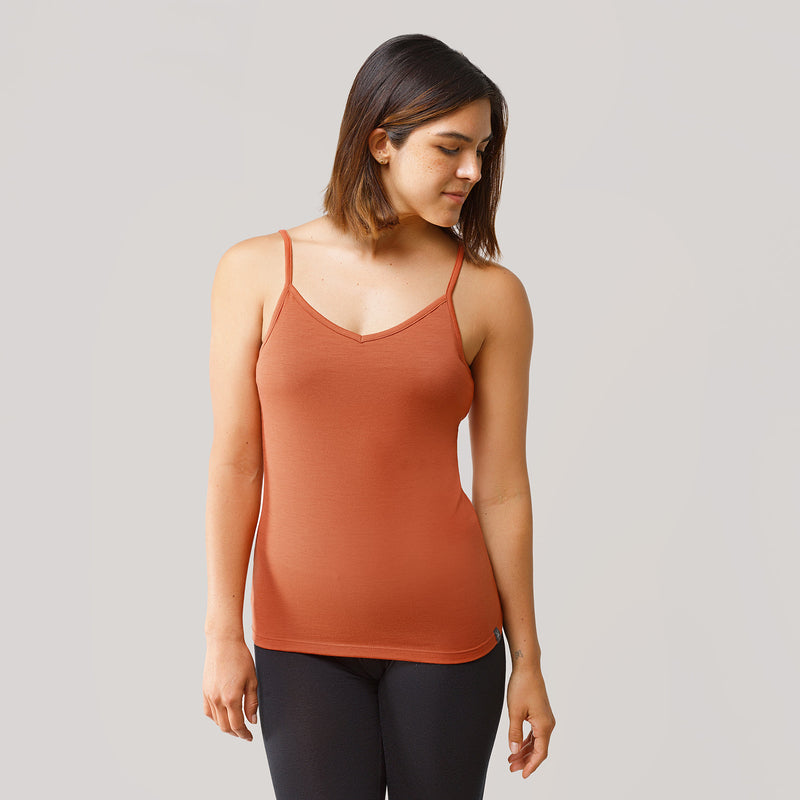 First Layer Fitted V-Neck Cami Top for Women